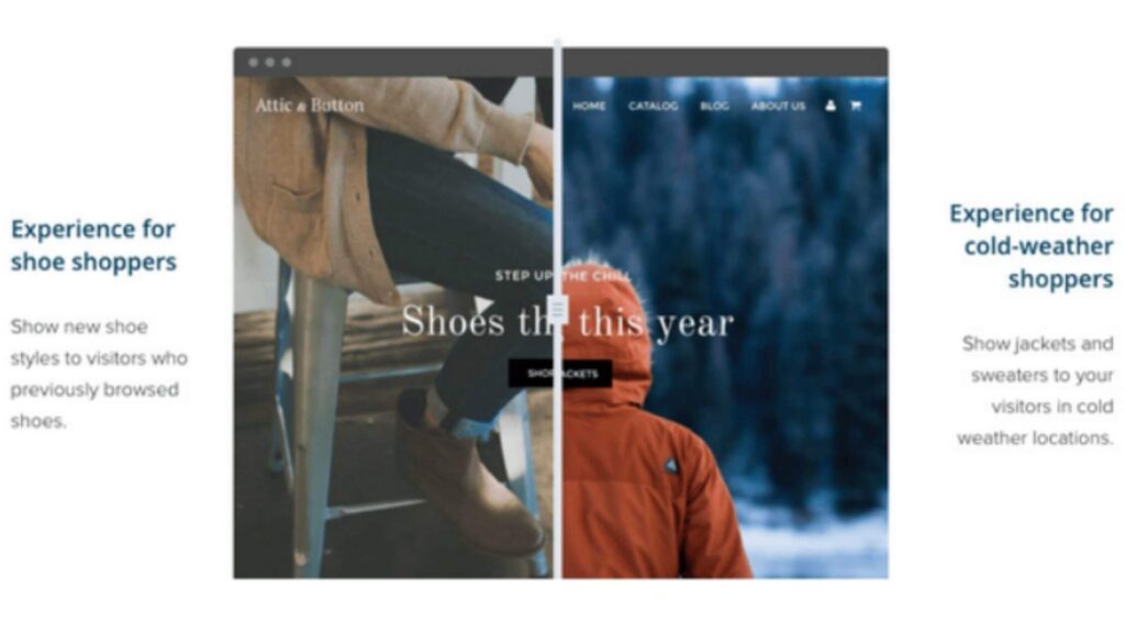Personalize for new users