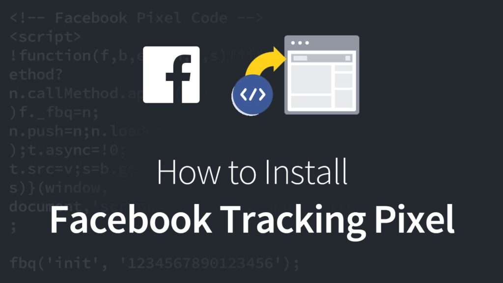 Install the Facebook Pixel